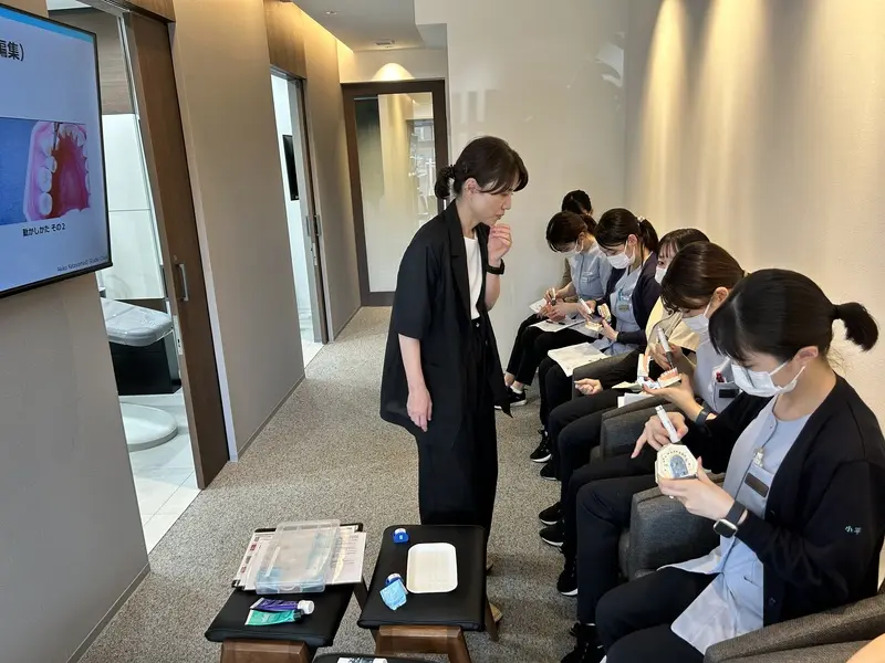 院内研修の様子07（外部講師による実技指導）