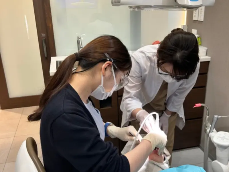 院内研修の様子12（外部講師による実技指導）